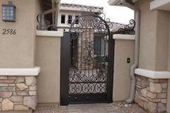 Arched Gate with Model 515 Center and Custom