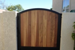 Arched Wood Gate